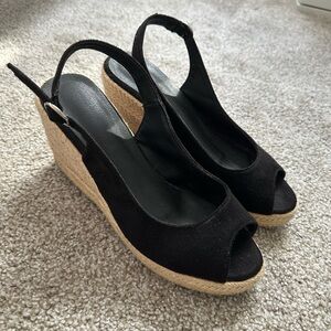 Women’s Espadrilles Black Suede